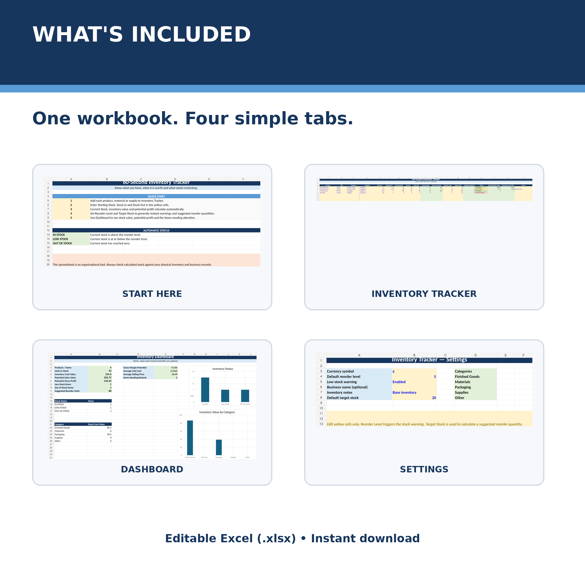 Files included with Inventory Tracker