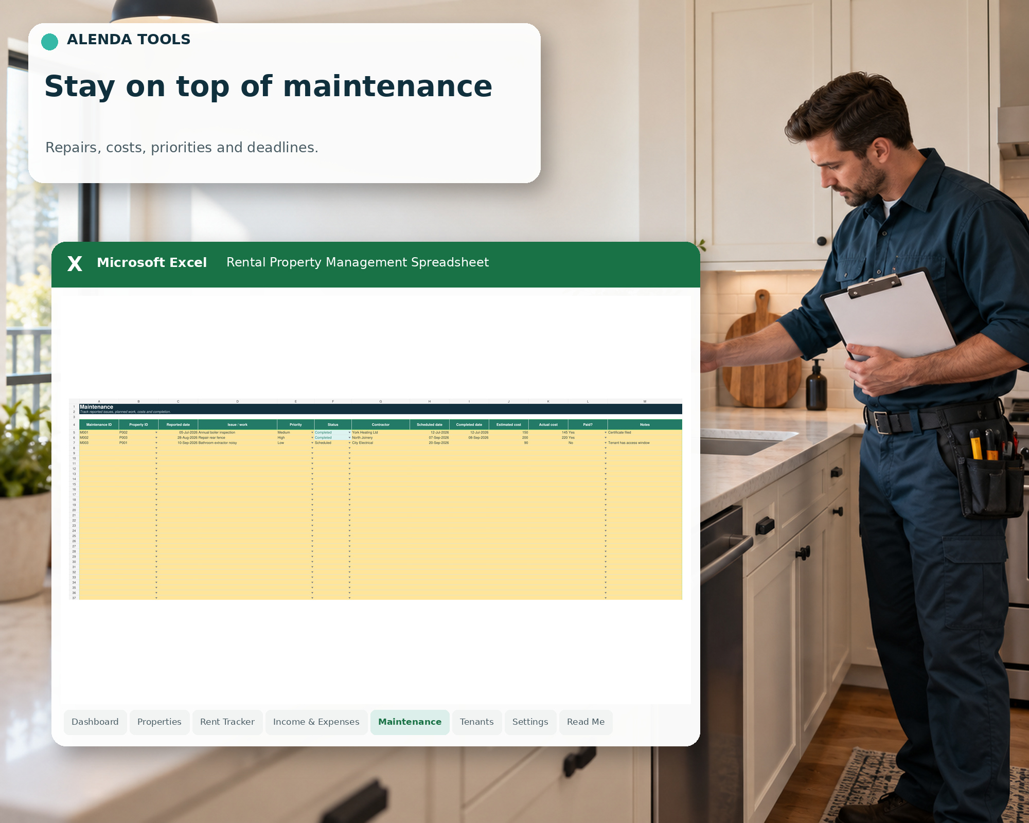 Income and expense preview